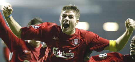 Steven Gerrard har gått på Liverpool Academy. Nå ønsker klubben å finne nye fotballtalenter i Norge. (Foto:Phil Noble/AP)