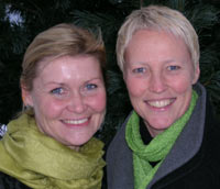 Kari Toft får med seg Kristin Evensen Gangaas under tirsdagens program. (Foto: NRK) Kari Toft får med seg Kristin Evensen Gangaas under tirsdagens program. (Foto: NRK)