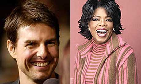 Årets vert og vertinne, Tom Cruise og Oprah Winfrey, foto: Scanpix/Oprah.com