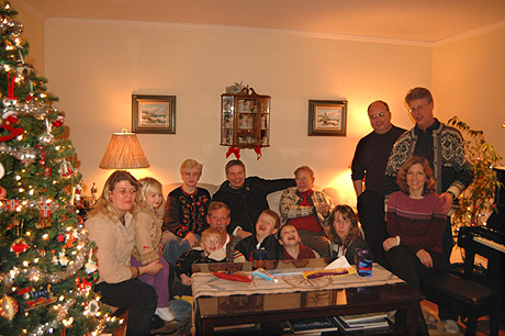 Hele familien samlet Hele familien samlet