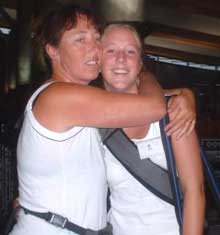 Nanna og mamma på Grdermoen. Nanna og mamma på Grdermoen.