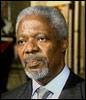 Kofi Annan hadde ikke noe imot å bli vekket når grunnen var nyheten om tildelt fredspris. (Foto: AP)