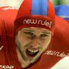 Eskil Ervik tok gull på 5000 meter i vikingskipet. Foto: Reuters/Scanpix