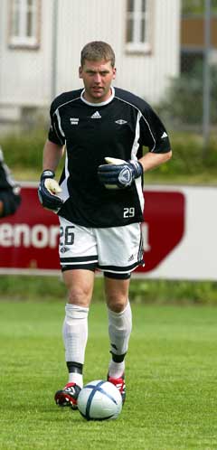 Ivar Rønningen spilte godt i Rosenborg-målet. (Foto: Gorm Kallestad / SCANPIX)