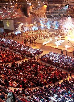 Også i år skal den norske Melodi Grand Prix-finalen foregå i Oslo Spektrum. Foto: Cornelius Poppe, Scanpix.