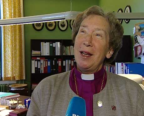 Biskop Rosemarie Køhn søker avskjed når hun fyller 67 år i oktober (Foto: NRK)