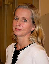 Grete Dyb er barnepsykiater ved Nasjonalt kunnskapssenter om vold og traumatisk stress ved Universitetet i Oslo (Foto: NRK)