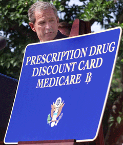 Utgiftene til Medicare skaper bekymringer for Bush. Foto: AP/Scanpix.