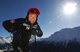 Du trenger ikke å bli like flink i slalåm som Trine Bakke Rognmo. Det holder med å trene, slik at du blir litt sprekere. Foto: Tor Richardsen, Scanpix. 