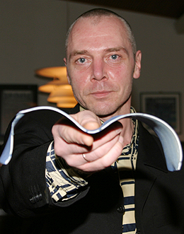 Årets vinner av Blå fugl: Regissør Morten Cranner (Foto: Camilla Eidsten Dahl).