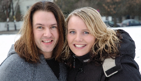 Tommy og Anne med ny melodi. Foto: Helge Jørgensen