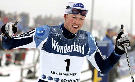 Frode Estil vinner NM-gull i skiathlon (Foto: Scanpix/Heiko Junge) 