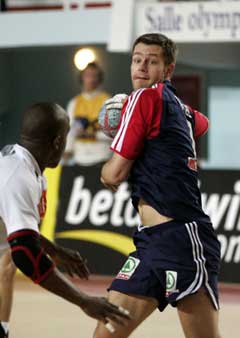 Frode Hagen ble toppscorer mot Egypt med seks mål. (Foto: Bjørn Sigurdsøn / SCANPIX) Frode Hagen ble toppscorer mot Egypt med seks mål. (Foto: Bjørn Sigurdsøn / SCANPIX)