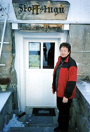 I dag er Gunnhild Aasen etablert med bedriften ”Stoffstugu” på gården der hun og mannen bor. Foto: Haakon D Blaauw 