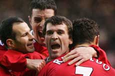Roy Keane har på sitt beste vært Manchester Uniteds beste spillere (Foto: Scanpix) 
