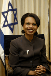 Condoleezza Rice engasjerer seg i Midtøsten-problematikken. (Arkivfoto)