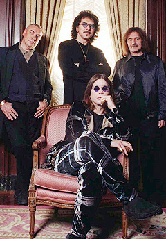Black Sabbath kommer til Roskilde: (bak fra venstre) Bill Ward, Tony Iommi, Geezer Butler og (foran) Ozzy Osbourne. Foto: Jim Cooper, AP Photo