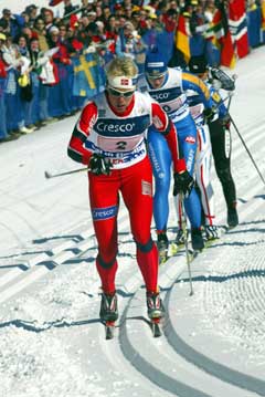 Anita Moen i aksjon på første etappe i Val di Fiemme for to år siden. (Foto: Terje Bendiksby / SCANPIX) Anita Moen i aksjon på første etappe i Val di Fiemme for to år siden. (Foto: Terje Bendiksby / SCANPIX)