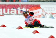 Vibeke Skofterud tok seg helt ut på første etappe. (Foto: Terje Bendiksby / SCANPIX)