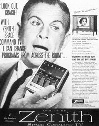 Zenith Space Command TV Remote Control skapte furore da den kom i 1956.