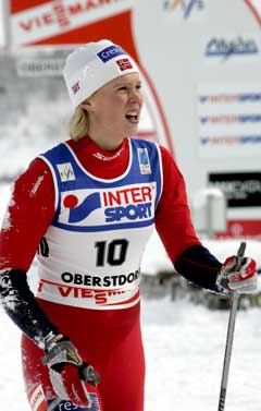 Guro Strøm Solli ble slått ut i VM-kvartfinalen i kvinnenes langrennssprint tirsdag. (Foto: Terje Bendiksby / SCANPIX)