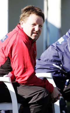 Bjarne Berntsen var ikke fornøyd med tapet mot Kina Foto: Tor Richardsen / SCANPIX) Bjarne Berntsen var ikke fornøyd med tapet mot Kina Foto: Tor Richardsen / SCANPIX)