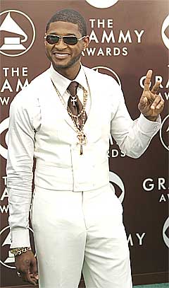 Usher vant tre grammyer med albumet «Confessions». Foto: Scanpix.
