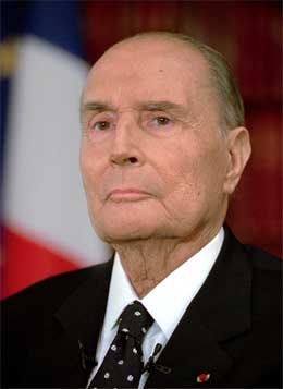 François Mitterrand (1916-1996) var Frankrikes president fra 1981 til 1995. (Arkivfoto: AP/Scanpix)