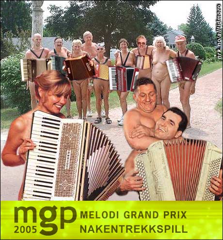 Sommeren 2005 vil NRK arrangere en egen melodifestival for nakne trekkskpillutøvere. (Alltid Moro)