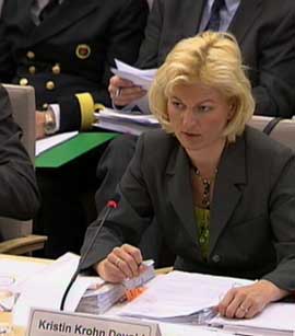 Forsvarsminister Kristin Krohn Devold(Foto:NRK)