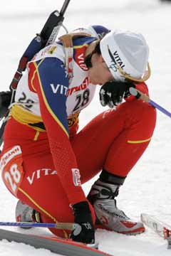 Liv Grete Poiree endte hun på en skuffende 37. plass i VM-sprinten. (Foto: Heiko Junge / SCANPIX)