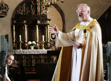 TIL OSLO: Nåværende Borg-biskop Ole Chr. Kvarme ser ut til å kunne begynne å pakke flyttelasset. Foto: Scanpix.