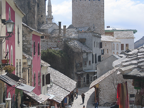 Parti fra Mostar - en vakker, gammel by. Foto Andreas Toft.