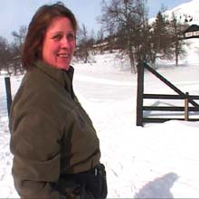 Neste vinter kan hytteeier Kristin Stephansen-Smith få en ny stolheis ved hytta si. (Foto: Stein Schinstad) Neste vinter kan hytteeier Kristin Stephansen-Smith få en ny stolheis ved hytta si. (Foto: Stein Schinstad)