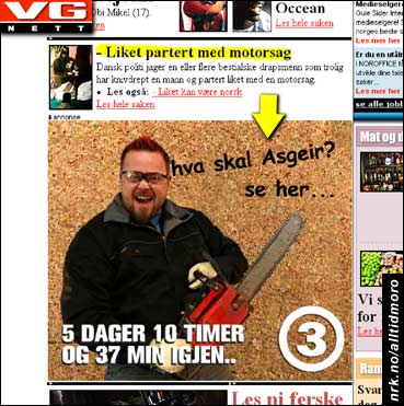 Asgeir er tilbake i en ny og litt slemmere versjon, i følge VG.no 29/3. (Innsendt av 