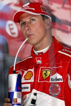 Michael Schumacher får råd til brus også i fremtiden.(Foto: Reuters/Scanpix) 