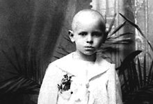 Karol Wojtyla som liten gutt. Foto: REUTERS