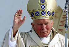 Pave Johannes Paul II. Foto: Massimo Sambucceti / AP Photo 