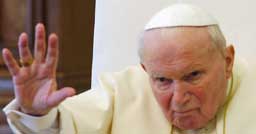 Pave Johannes Paul II Foto: AFP Pave Johannes Paul II Foto: AFP