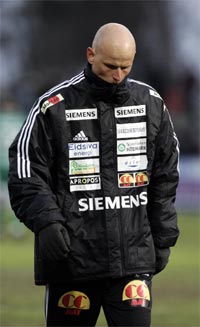 En svært skuffet Ståle Solbakken etter 1-0 tapet for Tromsø. (Foto: Scanpix)