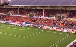 Color Line Stadion i dagslys. Foto: Svein Winther, NRK