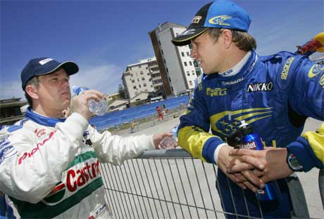 Både Henning og Petter kjører Rally Italia. (Foto: Heiko Junge / SCANPIX) Både Henning og Petter kjører Rally Italia. (Foto: Heiko Junge / SCANPIX)
