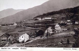 Liabygda, truleg 1905. Foto: Steinkopf Wold. Fylkesfotoarkivet i Møre og Romsdal.
