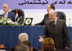 Statsminister Jaafari fikk godkjent resten av regjeringen i nasjonalforsamlingen i dag. (Foto: F.Kheiber, AFP)