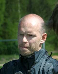Henning Berg på Lyn-treningen fredag. (Foto:Terje Bendiksby / SCANPIX)