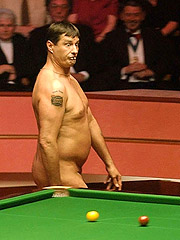 Mark Roberts gjorde en uinvitert opptreden under Snooker-VM i 2004. Foto: AP Photo / PA, Rui Vieira Mark Roberts gjorde en uinvitert opptreden under Snooker-VM i 2004. Foto: AP Photo / PA, Rui Vieira