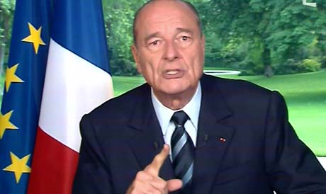 Frankrikes president Jacques Chirac vil jobbe for den nye EU-grunnloven uansett om det franske folk vil ha den eller ikke. (Foto: Scanpix)