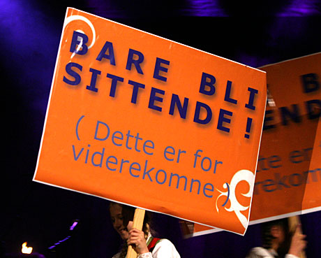 Ingen grunn til å boikotte nye versjoner av Bergens nasjonalsang. Foto: Arne Kristian Gansmo, NRK.