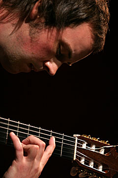 Gitarduoen Frevo imponerte med spansk gitarspill, men nådde ikke opp hos juryen. Foto: Arne Kristian Gansmo, NRK. Red 