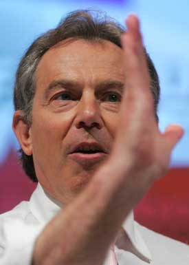 Tony Blair vil ikke spekulere om britisk eu-avstemning. Foto: AFP/Scanpix.